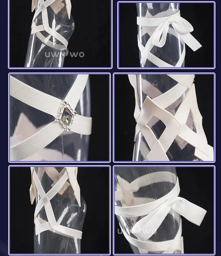 PRE SALE UWOWO Columbina Cosplay Game Genshin Impact Columbina 'Damselette' Snezhnaya Cosplay Costume Halloween Costume