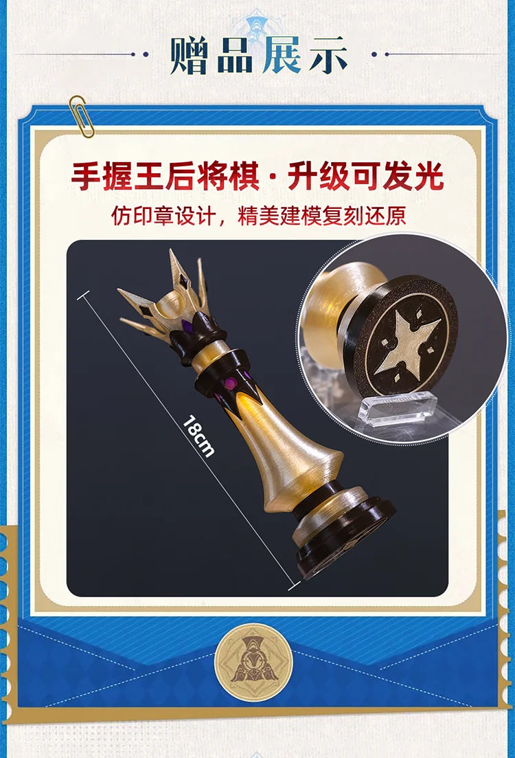 Honkai Star Rail Cerydra Cosplay Costume Wig Dress Uniform Luminous Crown Metal Props Halloween Party for Women Girls Cos iCoser