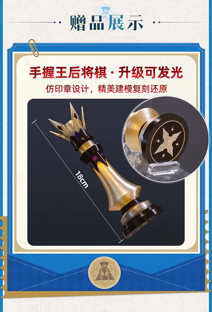 Honkai Star Rail Cerydra Cosplay Costume Wig Dress Uniform Luminous Crown Metal Props Halloween Party for Women Girls Cos iCoser