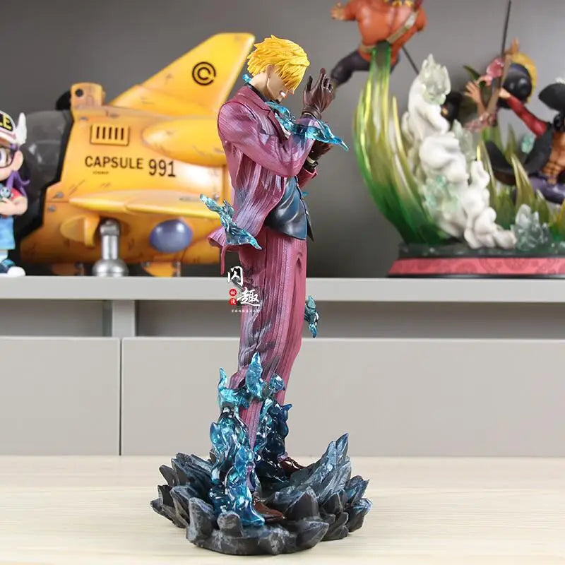 25cm One Piece Sanji Anime Figure Fashion Show Sanji Figurine Pvc Model Statue Doll Decoration Collection Ornaments Toys Gift