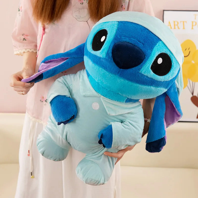 33/90cm Lilo and Stitch Plush Toy Disney Cartoon Anime Stuffed Kawaii Pajamas Pillow Stich Doll Plushie Kids Birthday Xmas Gifts