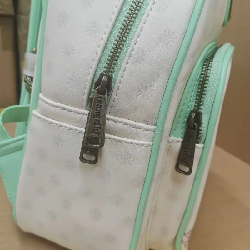 Loungefly Disney Princess Schoolbag Belle Ariel Tiana Cartoon Anime Large Capacity Lightweight Backpack Homecoming Season Gift