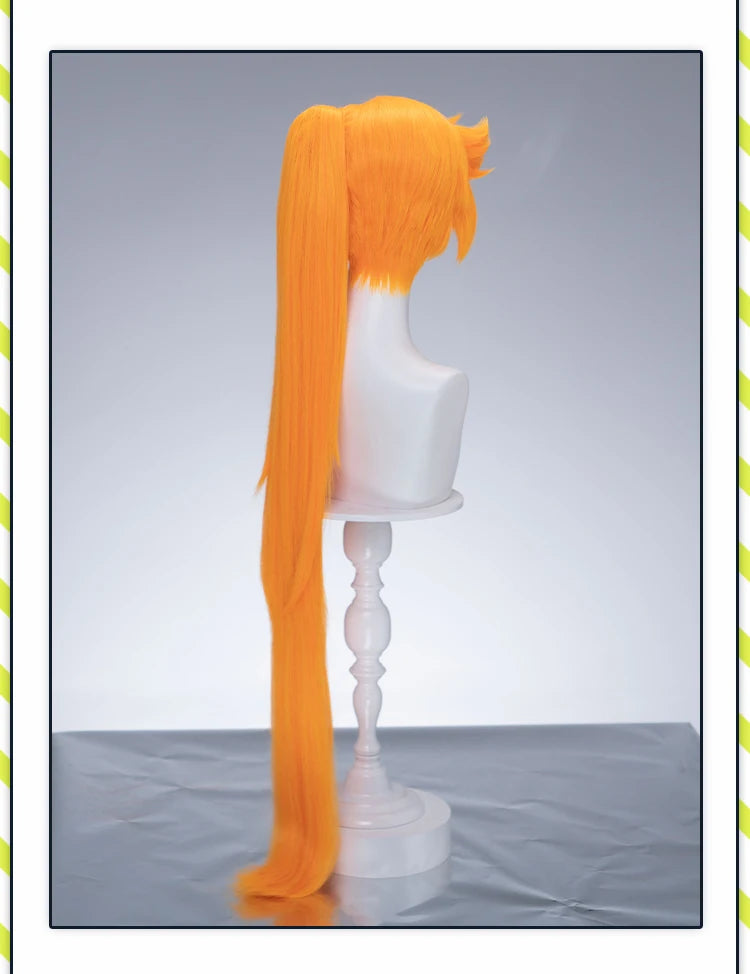 Alice Auriana Wig Anime LoliRock Cosplay Wig DokiDoki Women Pink Orange Long 100cm Curly Alice Cosplay Hair Free Wig Cap