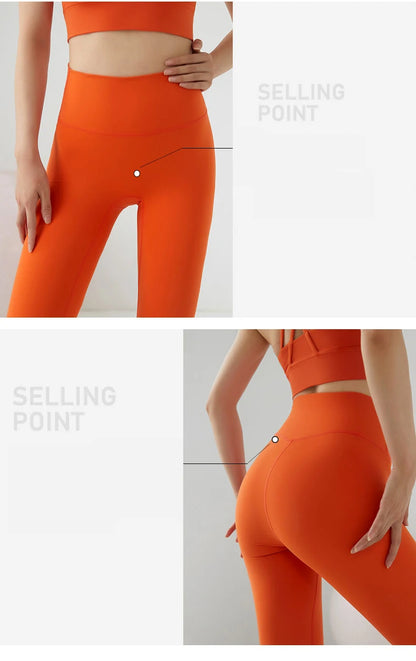 2 Piece Yoga Set Solid Color Women's High Waisted Leggings Tight-Fitting Quick-Drying Running Underwear Cross Bra Fitness Suit