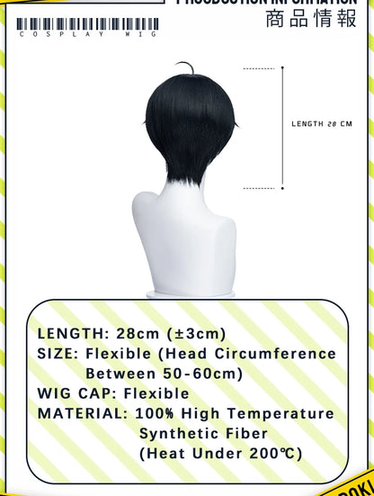 Rintarou Ayato Saku Shouhei Wig Anime The Fragrant Flower Blooms with Dignity DokiDoki Rintarou Cosplay