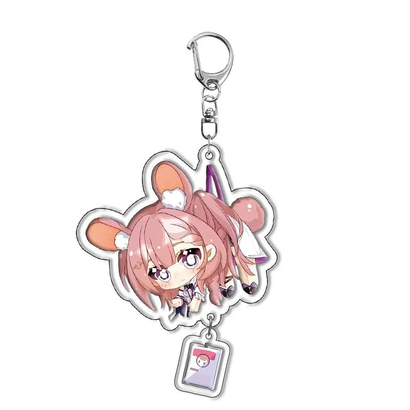 Honkai Star Rail Keychain Himeko March 7th Sampo Koski Blade Cosplay Dan Heng Silver Wolf Key Chain Astral Express Jing Yuan Boy