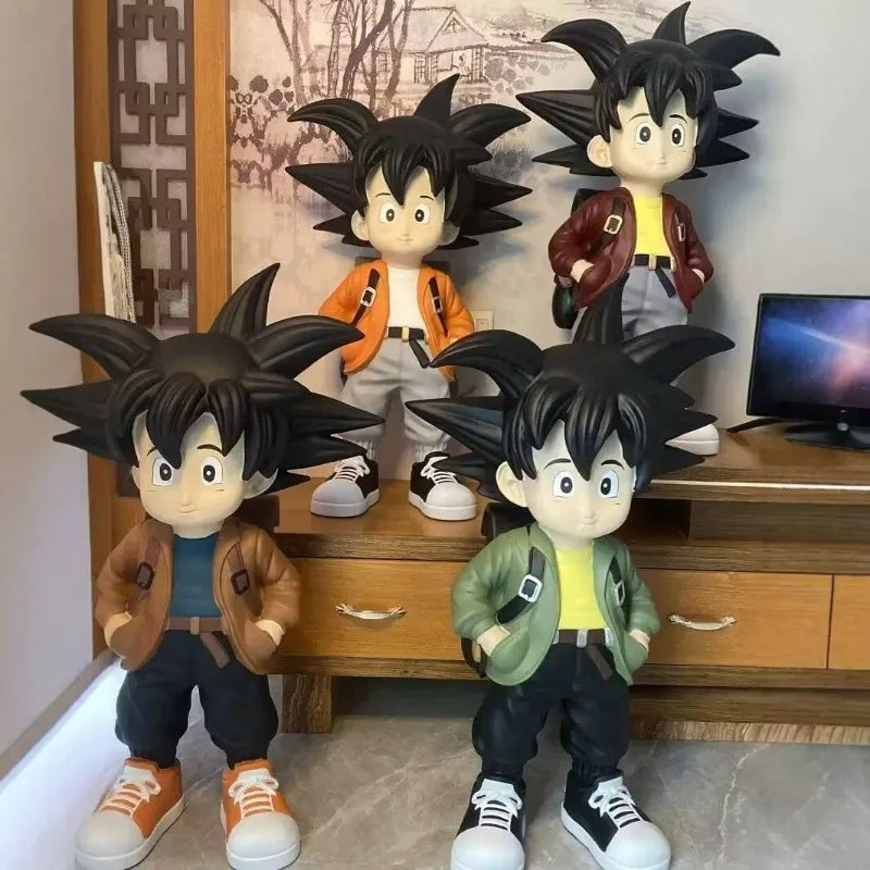 Dragon Ball Anime Figurine 80CM Action Figure Large Garage Kit Cartoon Wukong GK Resin Model Children's Toys Collection Gift