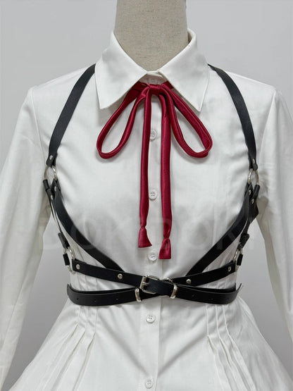 IN STOCK Akiyamaa Mizuki Mikuu Cosplay Costume Game Cosplay【XS-2XL】DokiDoki-R Women White Lolita Dress Mizu5 Cosplay Plus Size