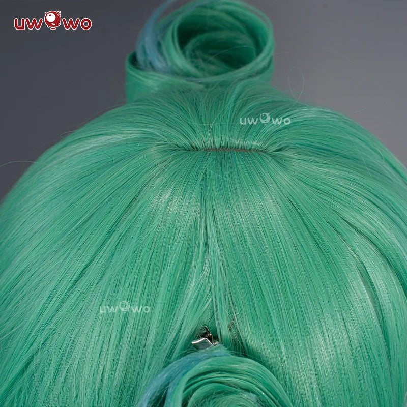 UWOWO League of Legends/LOL: Gwen Prestige Crystal Rose Wildd Rift WR ASU Cosplay Wig High Quality Light Green Hair