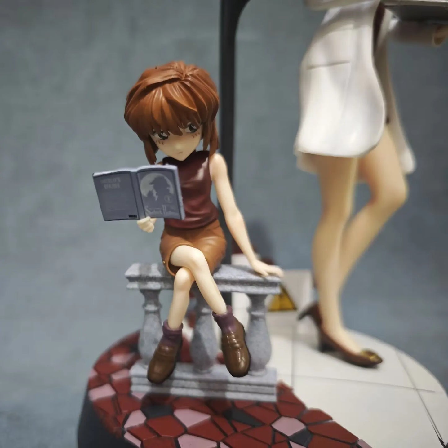 Detective Conan Ai Haibara Two Forms PVC Figure Desktop Ornament for Anime Fans - 12-26cm