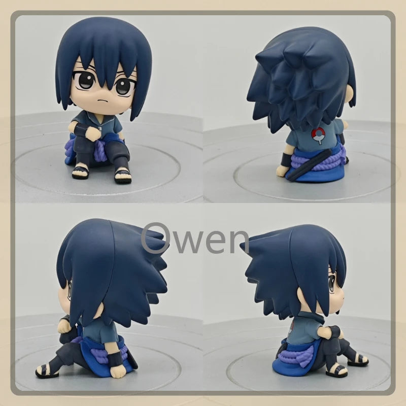 Popular Big Head Anime Naruto Shippūden Figurine Uchiha Itachi Action Figure PVC Q Version Collection Model Decoration Toy Gift