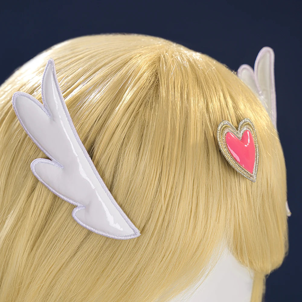 Anime New Panty Stocking with Garterbelt Pantiel Panty Anarchy Cosplay Costume Angel Skirt Wings Halloween for Women Girls Prop