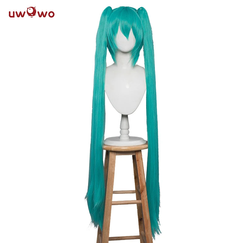 Last Batch Uwowo Mikku Cosplay Costume Rakutenn Collabb 16th Anniversary Birthday Women Dress Outfits - Wig / L