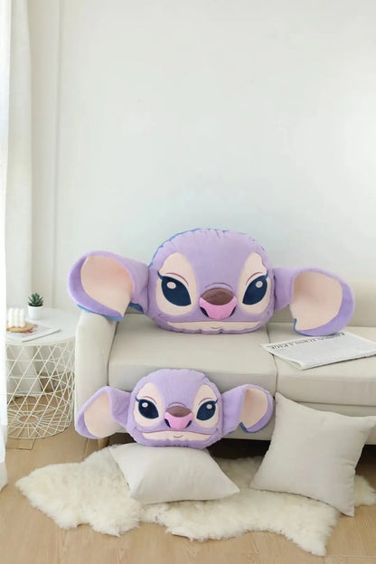 45-110cmGenuine Disney Stitch Double Sided Pillow Cushion Kawaii Soft Stuffed Animal Anime Cartoon Room Decor Kids Birthday Gift
