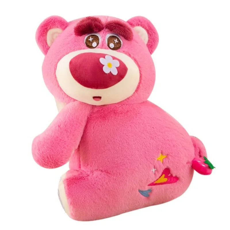 30/40/50cm Big Size Disney Lotso Kawaii Anime Plush Stuffed Doll Room Decor Cartoon Plushies Children's Pillow Holiday Gifts