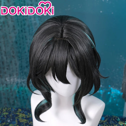IN STOCK Ruan Mei Wig Game Honkai: Star Rail DokiDoki Cosplay Wig Women 75cm Black Long Hair Honkai Ruanmei Wig Free Wig Cap