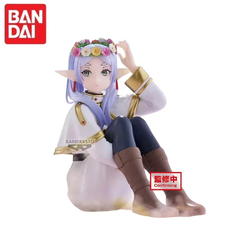 Bandai In Stock Original Beyond Journey's End Espresto -Flower Crown- Frieren Himmel Anime Action Figures Model Toy