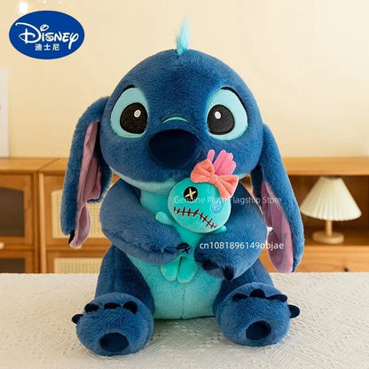 45/60/75CM Big Size Disney Stitch Kawaii Anime Plush Stuffed Doll Room Decoration Plushies Children Pillow Ornament Holiday Gift