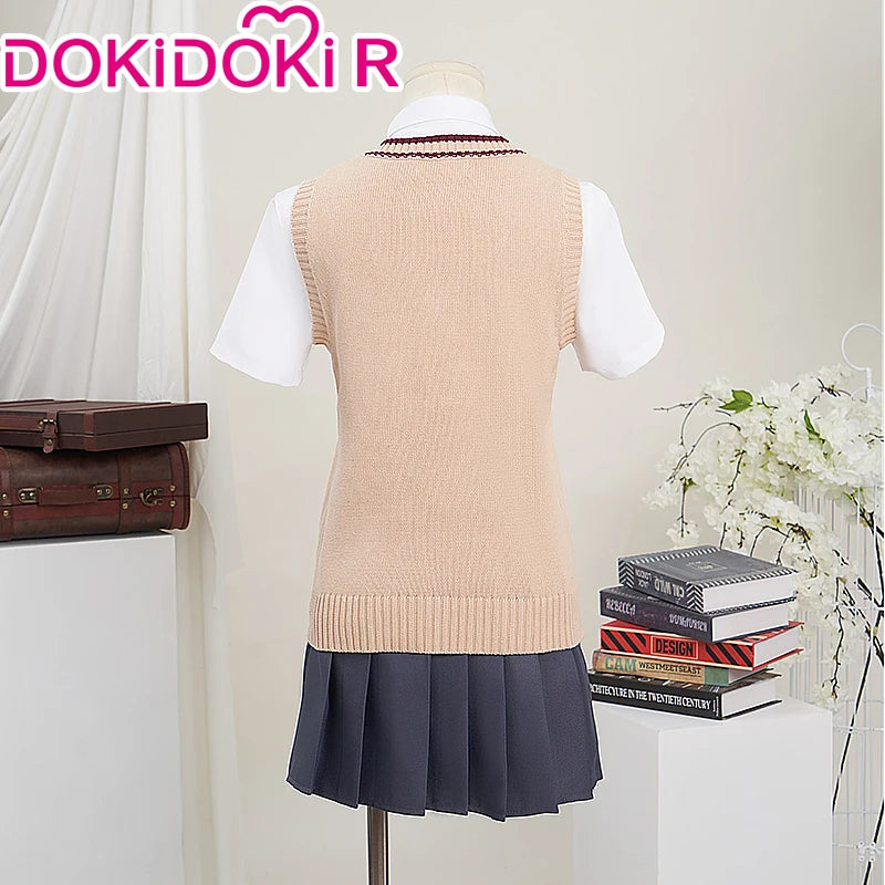 Misaka Mikoto/ Shirai Kuroko Cosplay Anime Toaru Kagaku no Railgun DokiDoki-R Cosplay Costume Tokiwadai Middle School Uniform