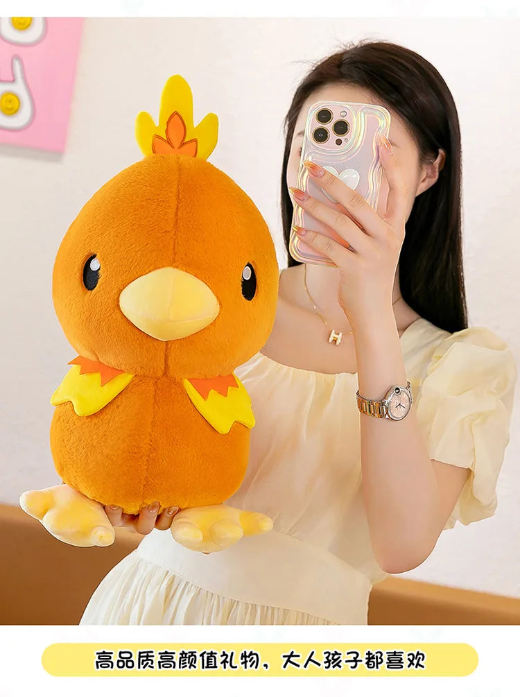 45/60/80CM Big Size Pokemon Torchic Plushies Cartoon Anime Plush Pillow Soft Doll Kawaii Stuffed Plushie Ornament Children Gift