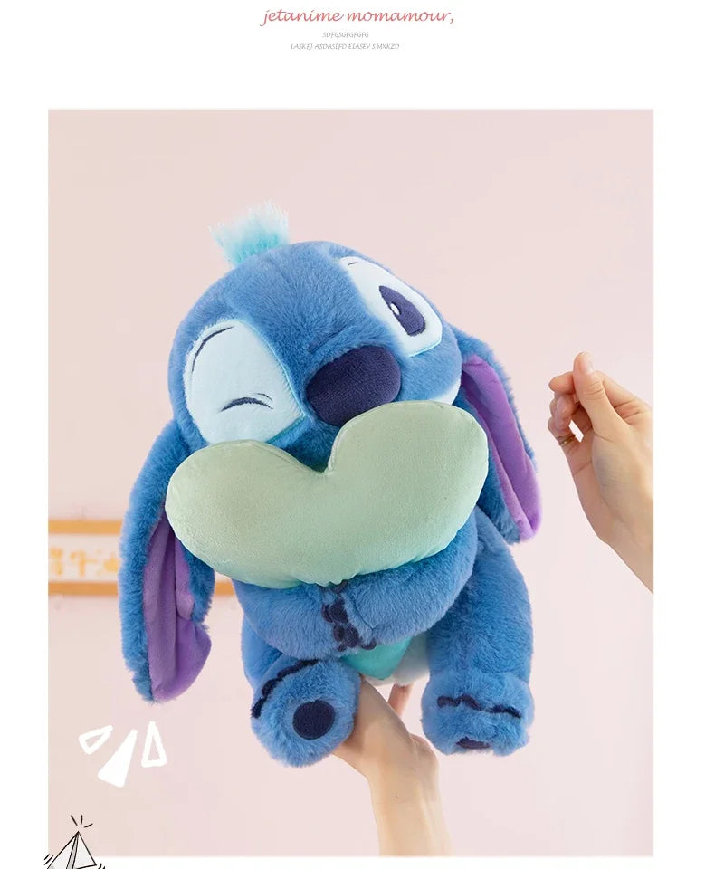 New Disney Lilo&Stitch Cute Cartoon Dolls Toys Kawaii Anime Soft Stuffed Dolls Pillow Appease Toys Birthday Gift for Boys Girls