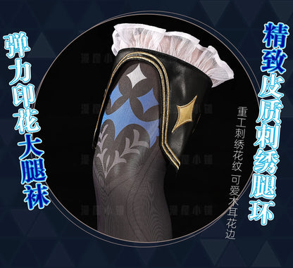 iCoser Honkai Star Rail Cerydra Cosplay Costume Wig Dress Uniform Amphoreus Halloween Party for Women Girls Festival Cos Props