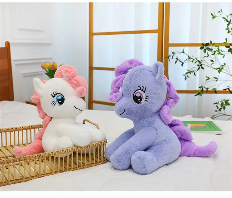 Anime My Little Pony Prototype Plush Doll Soft Pillow Girl Heart Fluttershy Sofa Ornaments Children'S Toys Birthday Gifts Custom