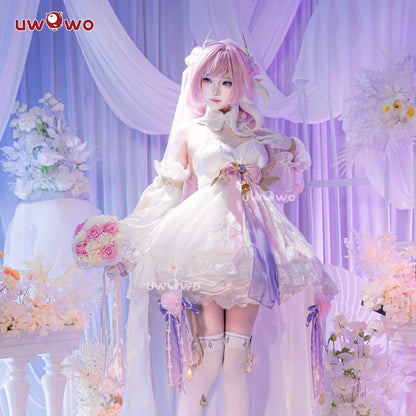 IN STOCK UWOWO Elysia Cosplay Game Honkai Impact 3: Elysia Fanart Blossom Bouquet Cosplay Costume Halloween Costume