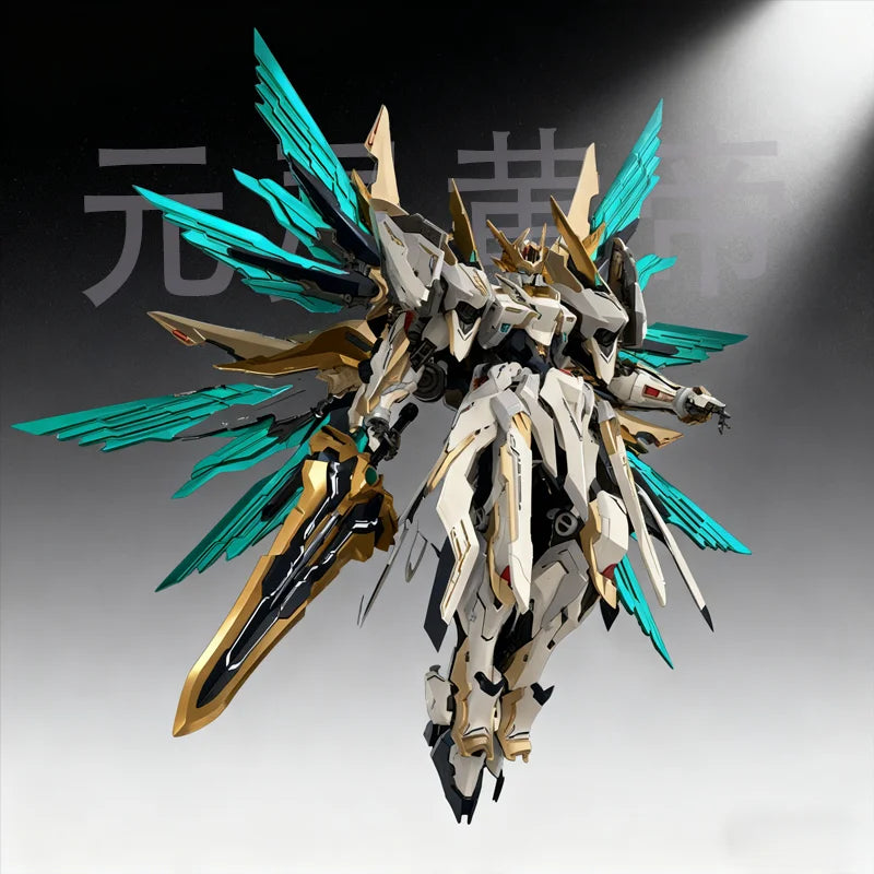 Yuyi Hall Gs-Toys Yellow Emperor Of Primordial Spirit  Assembly Model Kit Articulated Figurine Mecha Toy Ornament Collectible