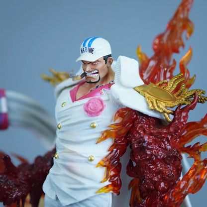 34cm Anime One Piece Sakazuki PVC Action Figure Statue Desktop Ornament Model Toy Gift