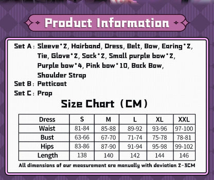 UWOWO Collab series: Game Identity V Blood Queen Mary Cosplay Costume Purple Costume