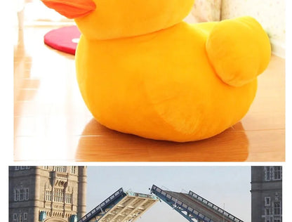 65cmKawaii Big Yellow Duck Plush Dolls Toy Cute Super Soft Cartoon Stuffed Animal Toy Birthday Gifts for Children Kids Baby girl