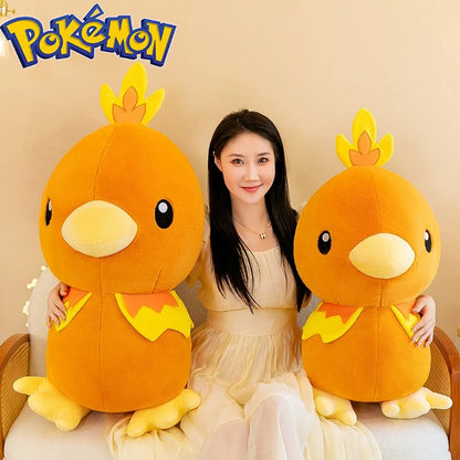 45/60/80CM Big Size Pokemon Torchic Plushies Cartoon Anime Plush Pillow Soft Doll Kawaii Stuffed Plushie Ornament Children Gift