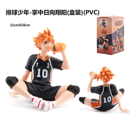 12CM Anime Haikyuu Figure Shoyo Hinata Model Toy Kozume Kenma Action Figure Noodle Stopper Tobio Kageyama Collection Toy Boxed