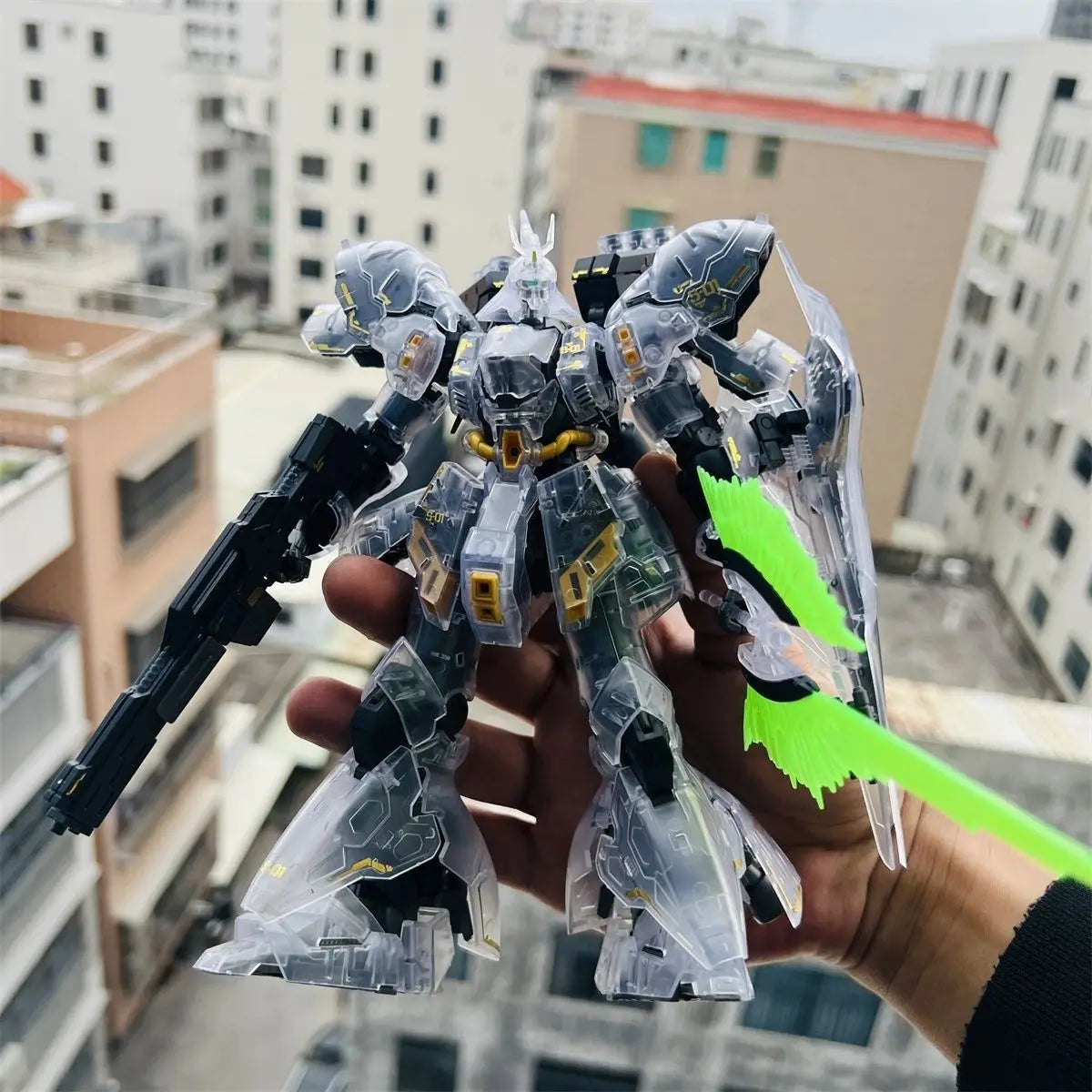 【New product】SIHAI MODEL RG 1:144 Color Transparent Version SAZABI Assembly Model High Quality Collectible Action Figure Model