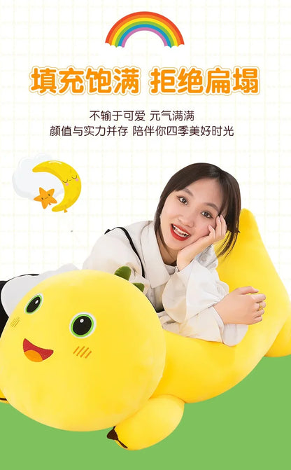 40-80cm Kawaii Milk Dragon Doll Plush Toy Pillow Nailong Stuffed Doll Cartoon Anime Accompany Sleep Toy Kid Birthday Gift