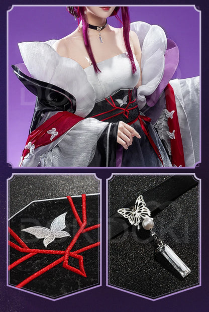 Kafka Doujin Cosplay Costume Game Honkai: Star Rail DokiDoki-SR HSR Costume Kafka Cosplay Women Doujin Dress