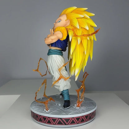 Dragon Ball Z Figures Super Saiyan Gotenks Anime Figurine Ghost Squad Model Statue Doll Collection Decoration Kids Toys Gift