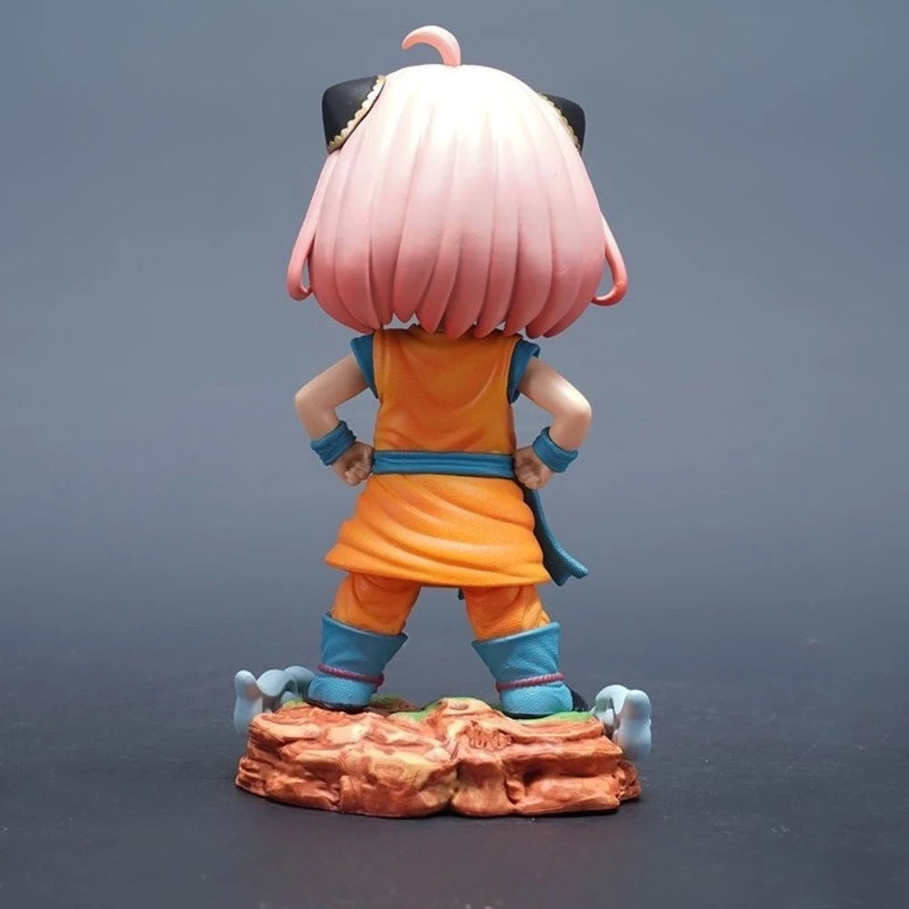 19cm Anime Dragon Ball Z Anya Forger Cosplay Turtle School PVC Action Figure Model Toy Gift