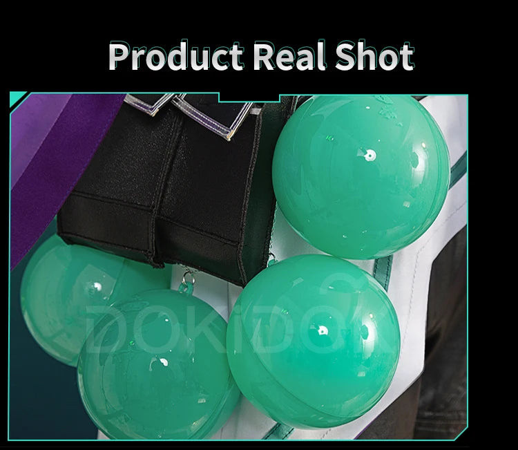 Sage Cosplay Costume Game Cosplay【S-2XL】DokiDoki-R Women White Costume Sage Cosplay Dress Plus Size Halloween