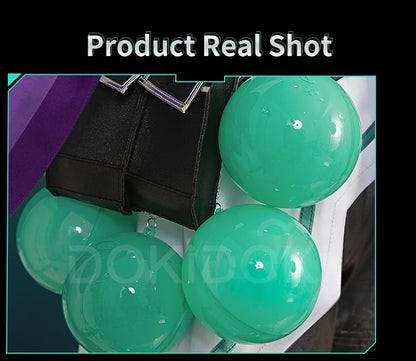 Sage Cosplay Costume Game Cosplay【S-2XL】DokiDoki-R Women White Costume Sage Cosplay Dress Plus Size Halloween