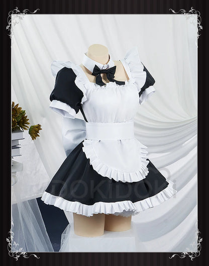 Gotou Hitori Cosplay Anime Bocchi the Rock! 【S-2XL】DokiDoki Cute Maid Uniform Dress Gotou Hitori Women Cosplay Costume Plus Size
