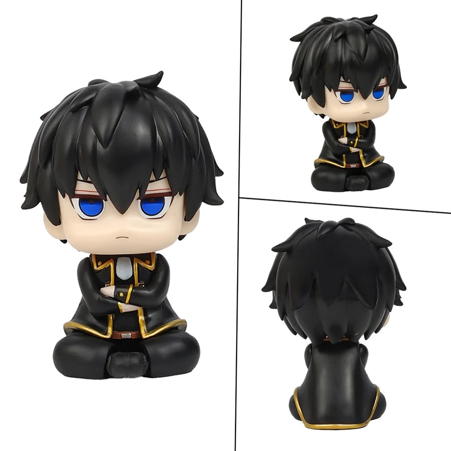 10cm Gintama Anime Figure Look Up Sakata Gintoki Action Figure Q Version Hijikata Toushirou Figurine PVC Collection Model Toys