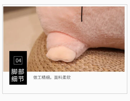 New 30-55cm Cute Cartoon Angel Pig Plush Toys Lovely Fat Piggy Stuffed Doll Red Heart for Girls Lovers Valentine's Day Gifts