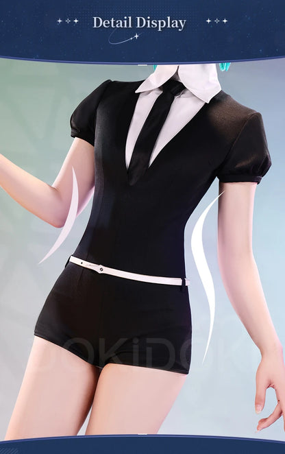 IN STOCK Phosphophylli/Cinnabar/Diamond Cosplay Costume Anime Land of the Lustrous Cosplay DokiDoki-SR Women Black Uniform