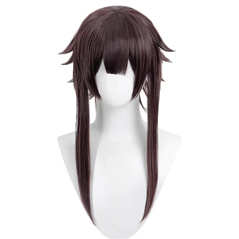IN STOCK Meguminn Wig Anime Cosplay Wig DokiDoki Meguminn Cosplay Women Cute Long Brown Hair Heat Resistant Free Wig Cap