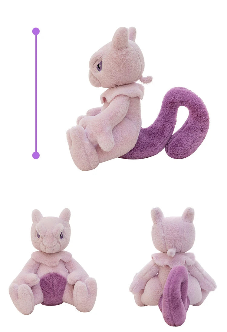 35/85cm Mewtwo Pokemon Plush Toys Large Anime Doll Pillow Cartoon Mew Pokémon Plushie Kawaii Stuffed Gift for Kids Birthday