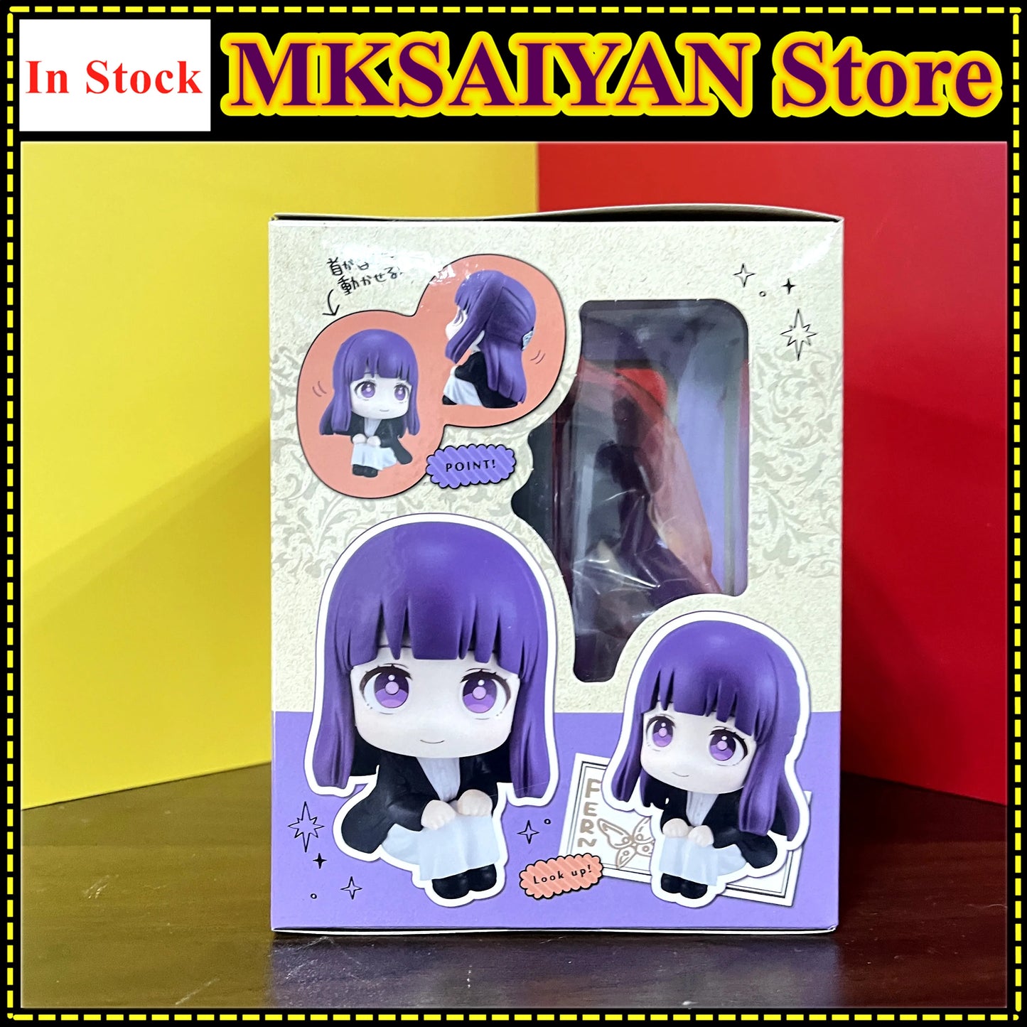 Original MegaHouse Look Up Fern Stark Frieren Beyond Journey's Action Figure Toys  Chibi Q Ver. PVC Model Collection Doll