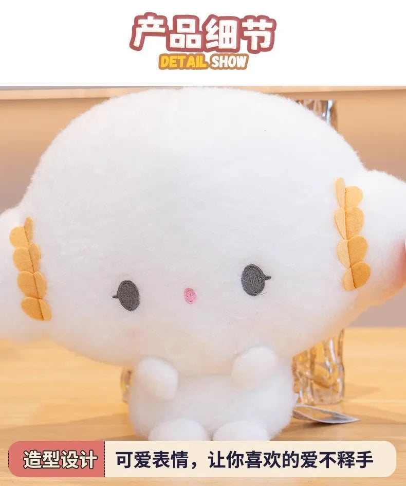 Genuine Sanrio New Kawaii Cute Cogimyun Kogimyun Plush Keychain Stuffed Plush Toy Small Pendant Keyring Birthday Gifts For Girls