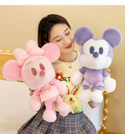 65/85/110cm Super Big Size Mickey Minnie Mouse Kawaii Anime Plush Stuffed Doll Disney Cartoon Plush Pillow Children Holiday Gift